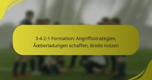 3-4-2-1 Formation: Angriffsstrategien, Überladungen schaffen, Breite nutzen